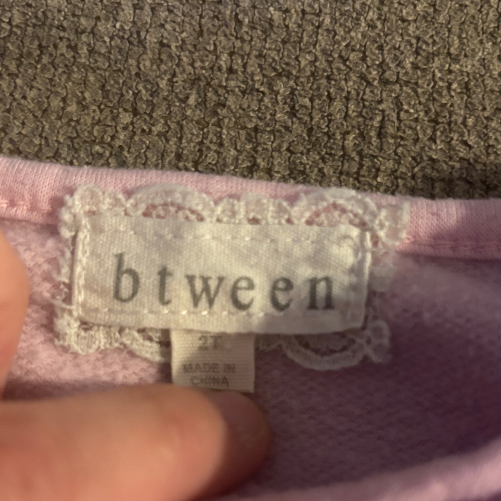 Pink Heart Ruffle Long-Sleeve Top for Kids - Picture 2 of 2